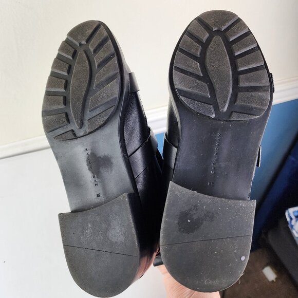 Zara Woman Chelsea Black Ankle Quilted Booties Size 38 - Picture 5 of 10